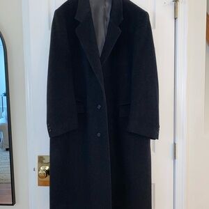 Men's Black Overcoat